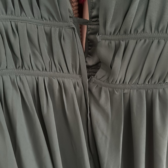 Lulus I'm All Yours Emerald Green Ruffled Maxi Dress - Picture 7 of 7